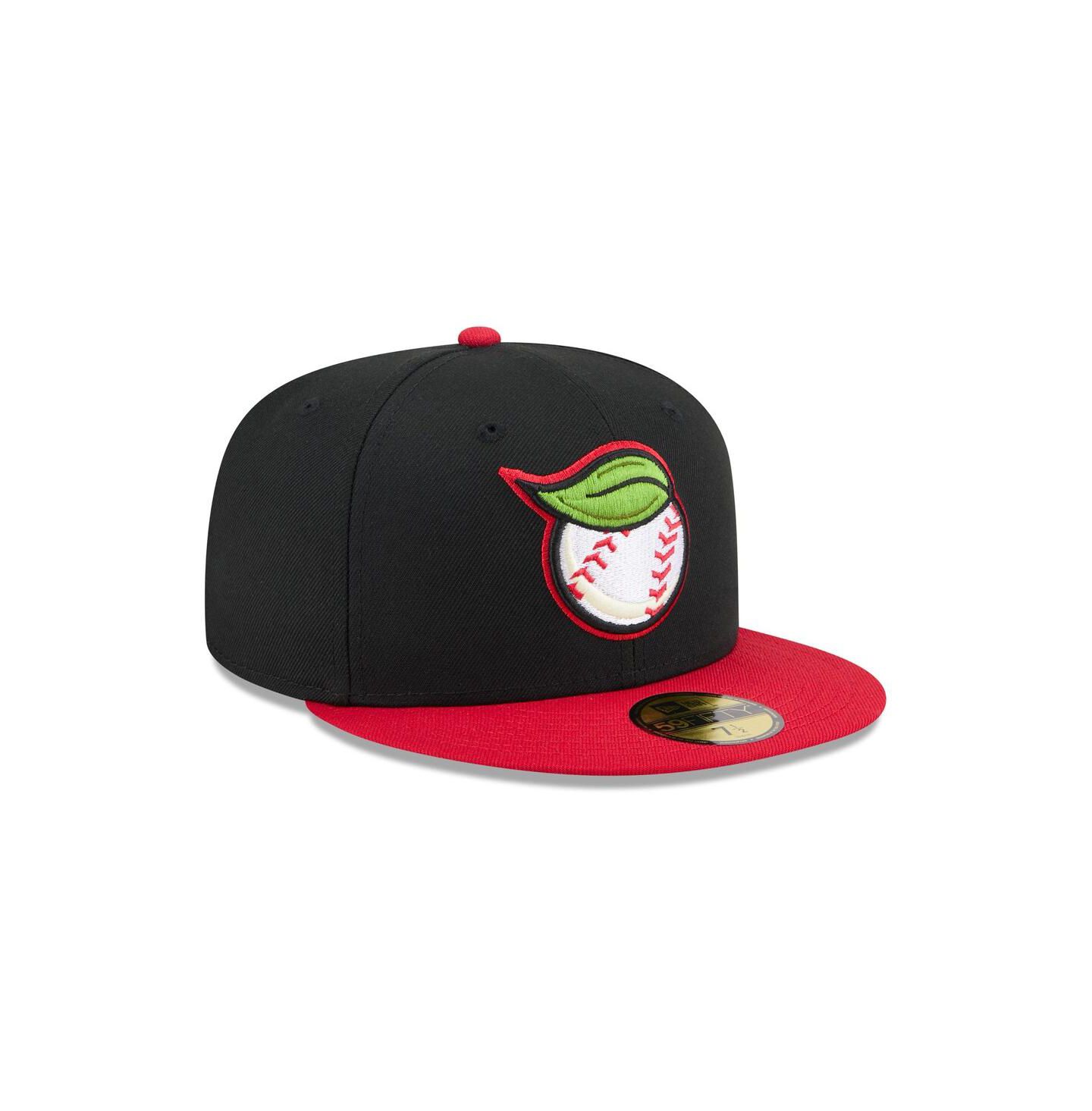 Мужская кепка New Era Black Fresno Grizzlies Theme Nights 59FIFTY Fitted Hat — фото 4