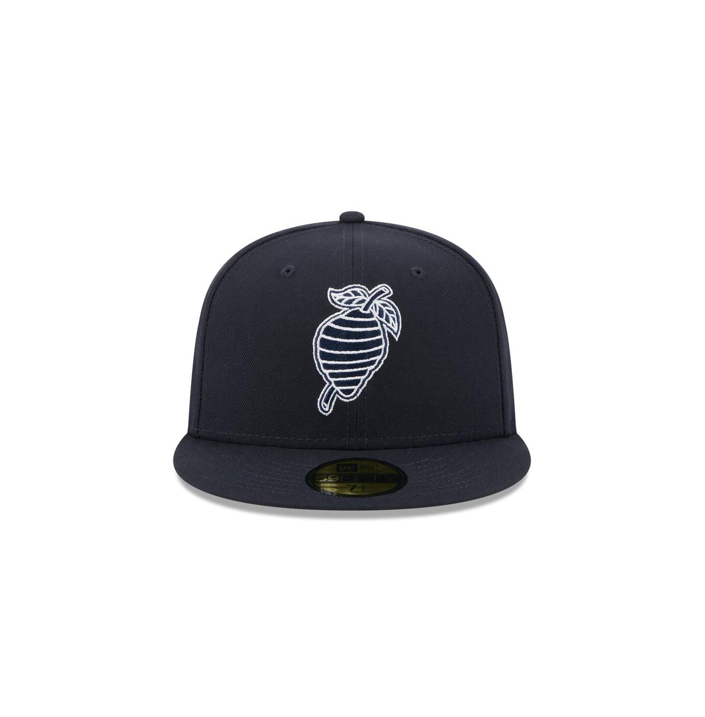 Мужская кепка New Era Navy Charlotte Knights Theme Nights 59FIFTY Fitted Hat — фото 2