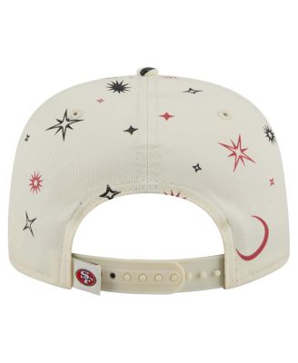 Men's Cream San Francisco 49ers Celestial Golfer Adjustable Hat