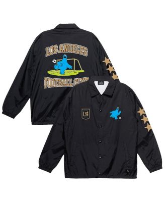 Peace Collective - x Sesame Street Big Boys and Girls Black LAFC Full-Snap Coaches Jacket