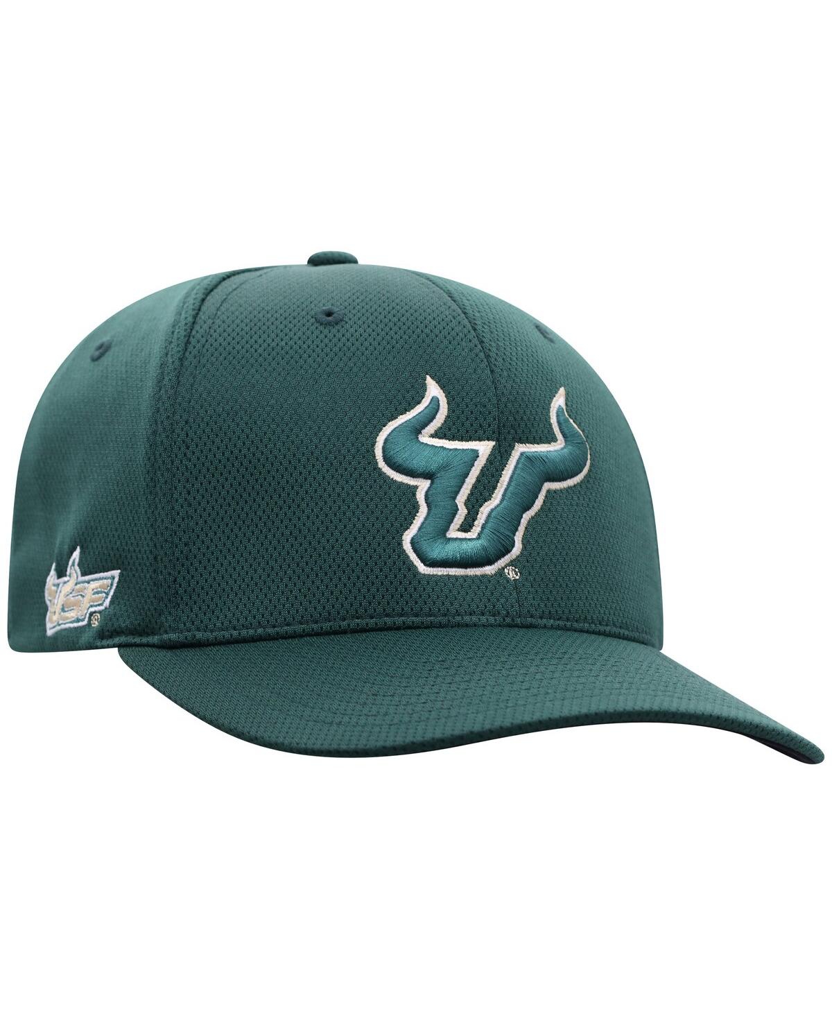 Top Of The World Green South Florida Bulls Reflex Flex Hat