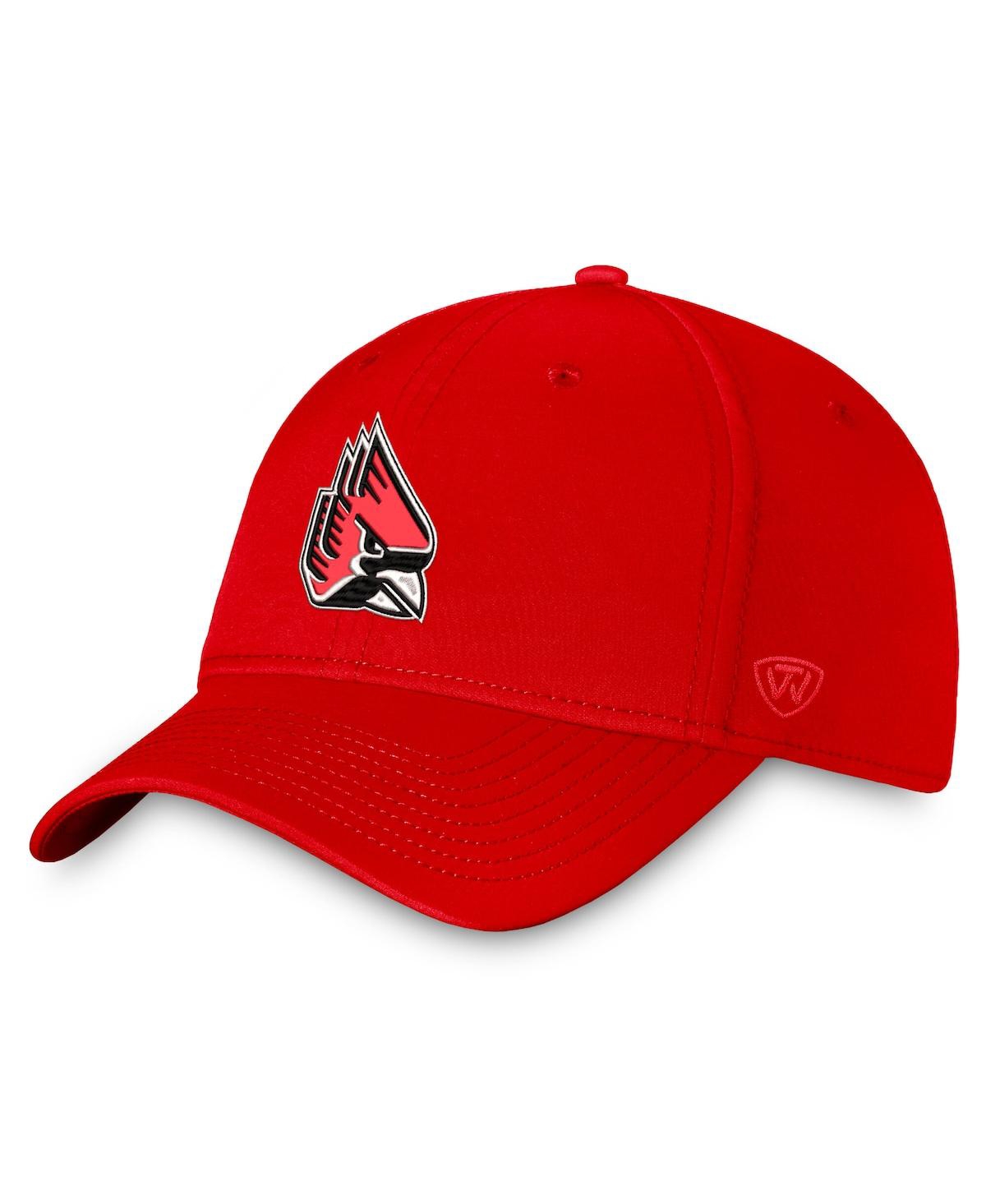 Top Of The World Men's Cardinal Ball State Cardinals Reflex Performance Flex Hat