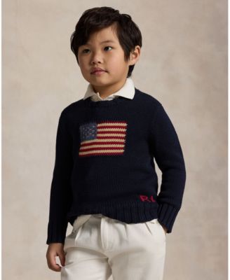 Toddler and Little Boys The Iconic Flag Sweater