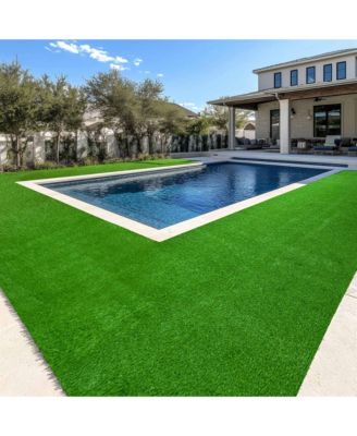 4pcs 50x3 Ft Artificial Grass Turf 1.38" Fake Grass Rug Indoor Batting Tunnels Outdoor Synthetic Lawn