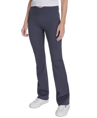 Women's Crossover Waist Flare Leggings