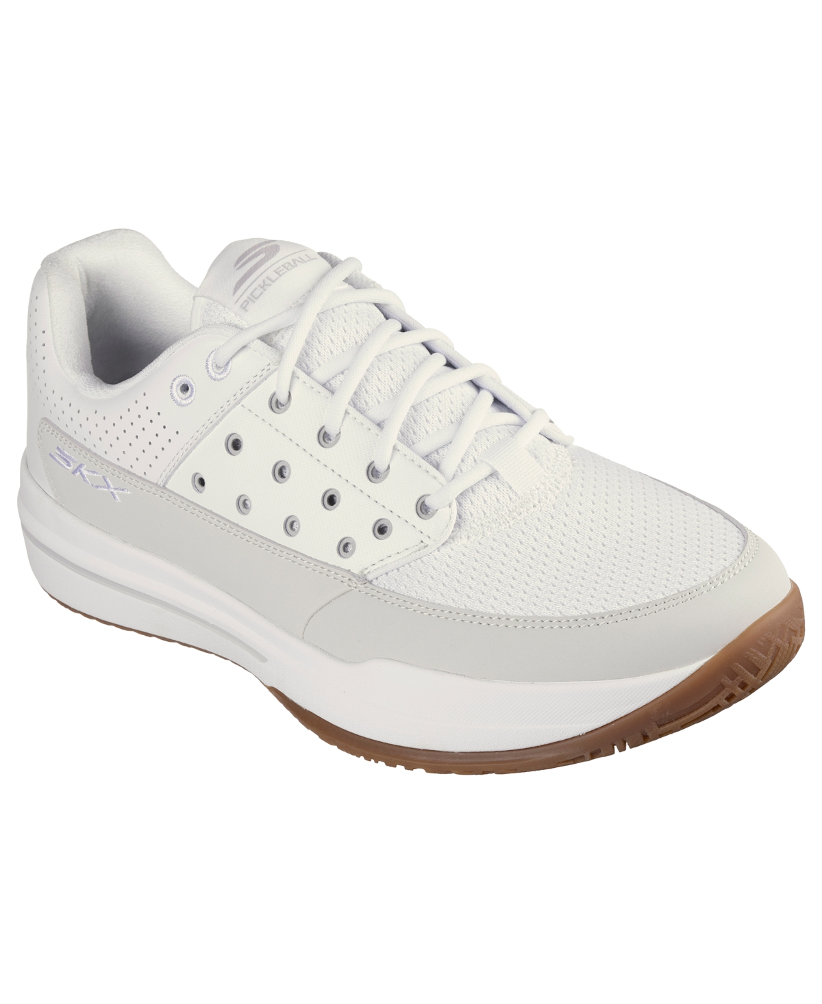 Men's Relaxed Fit: Arch Fit Viper Court Luxe Pickleball Shoes from Finish Line - White, Gray