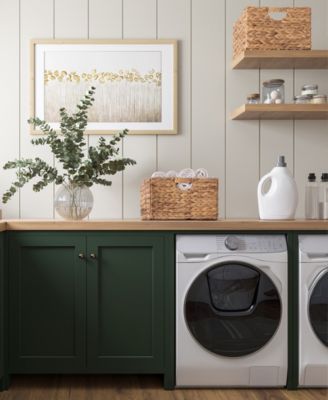 Handwoven Water Hyacinth Basket, 2-Pack