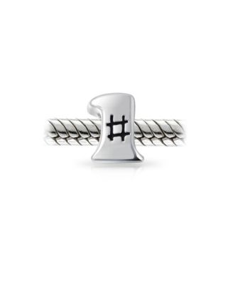 Winner First Place #1 Charm Bead Sterling Silver for European Bracelet
