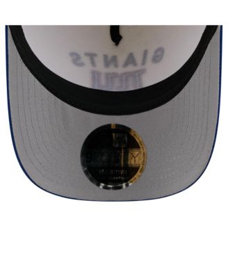 Men's Cream/Royal New York Giants 2025 NFL Draft 9FORTY A-Frame M-Crown Adjustable Hat