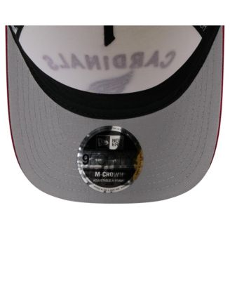 Men's Cream/Cardinal Arizona Cardinals 2025 NFL Draft 9FORTY A-Frame M-Crown Adjustable Hat