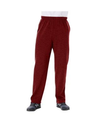 Big & Tall Fleece Open-Bottom Sweatpants