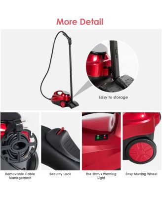 2000W Heavy Duty Multi-Purpose Steam Cleaner Mop with Detachable Handheld Unit