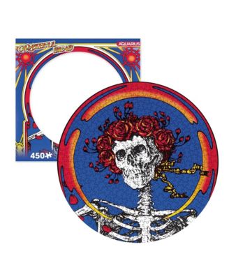Grateful Dead Skull & Roses 450 Piece Record Disc Jigsaw Puzzle
