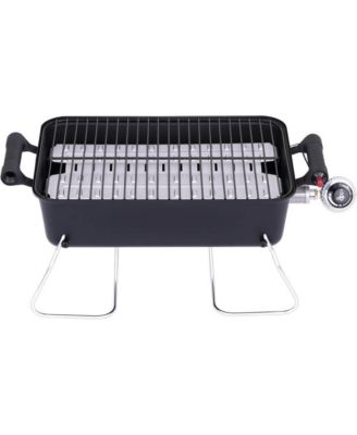 Deluxe Portable Propane Gas Table Top Grill - Black