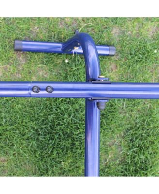 Swing Sets for Backyard, 700 LBS Outdoor Swing Set with 2 Swing Seat, 1 Glider, 1 Slide & 1 See-Saw