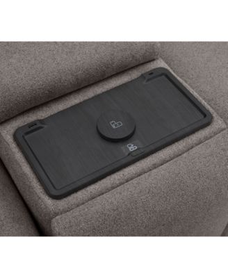 Kristyan 6-Pc. Fabric Sectional with 3 Power Motion Chairs and Console