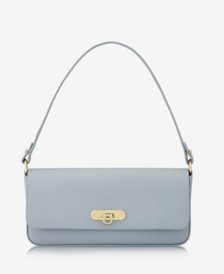 Audrey French Calfskin Leather Shoulder Bag