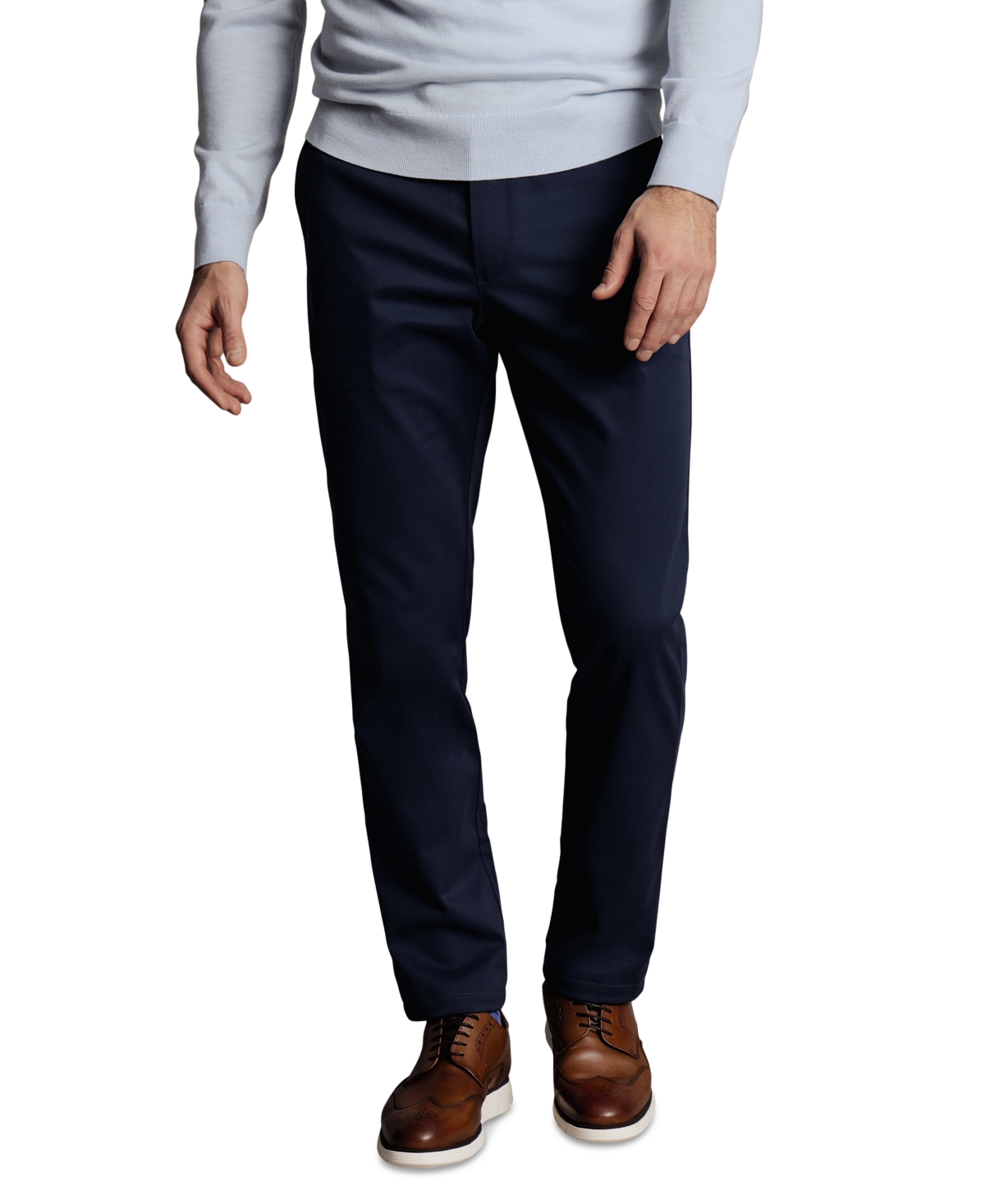 Charles Tyrwhitt Ultimate Non-iron Chinos In Blue