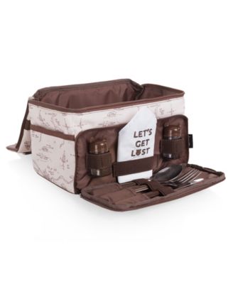 Disney Winnie The Pooh Lunch Bag Cooler with Utensils Set