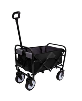 Collapsible Wagon Cart - 225lb Capacity, Black