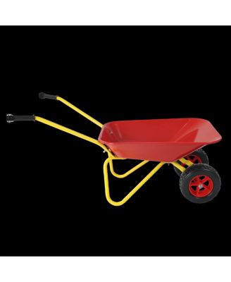 Red Metal Garden Trolley