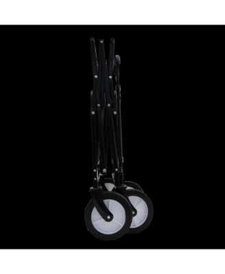 Collapsible Utility Wagon Cart - 360lb Capacity, All-Terrain Wheels