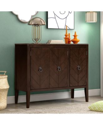 Sideboard with Adjustable Shelf, Handles & Legs