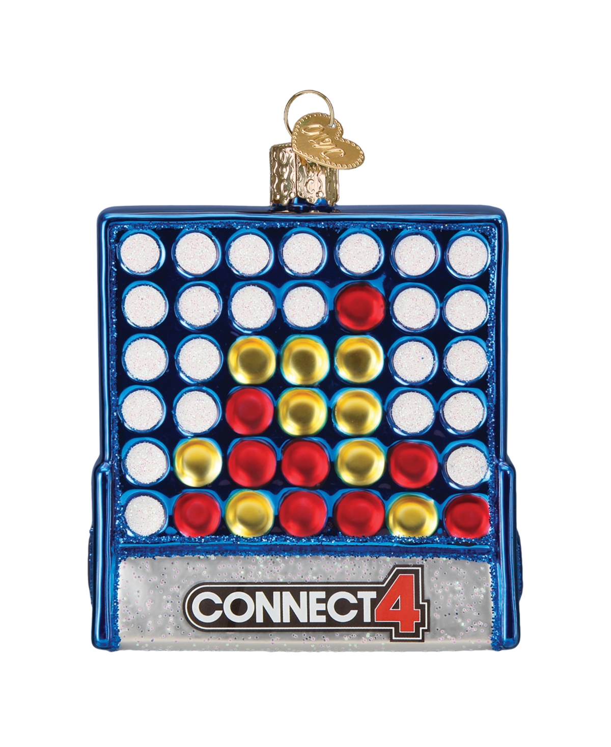 Old World Christmas 3.5" Hasbro Connect 4 Ornament