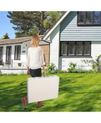 Small outdoor folding table