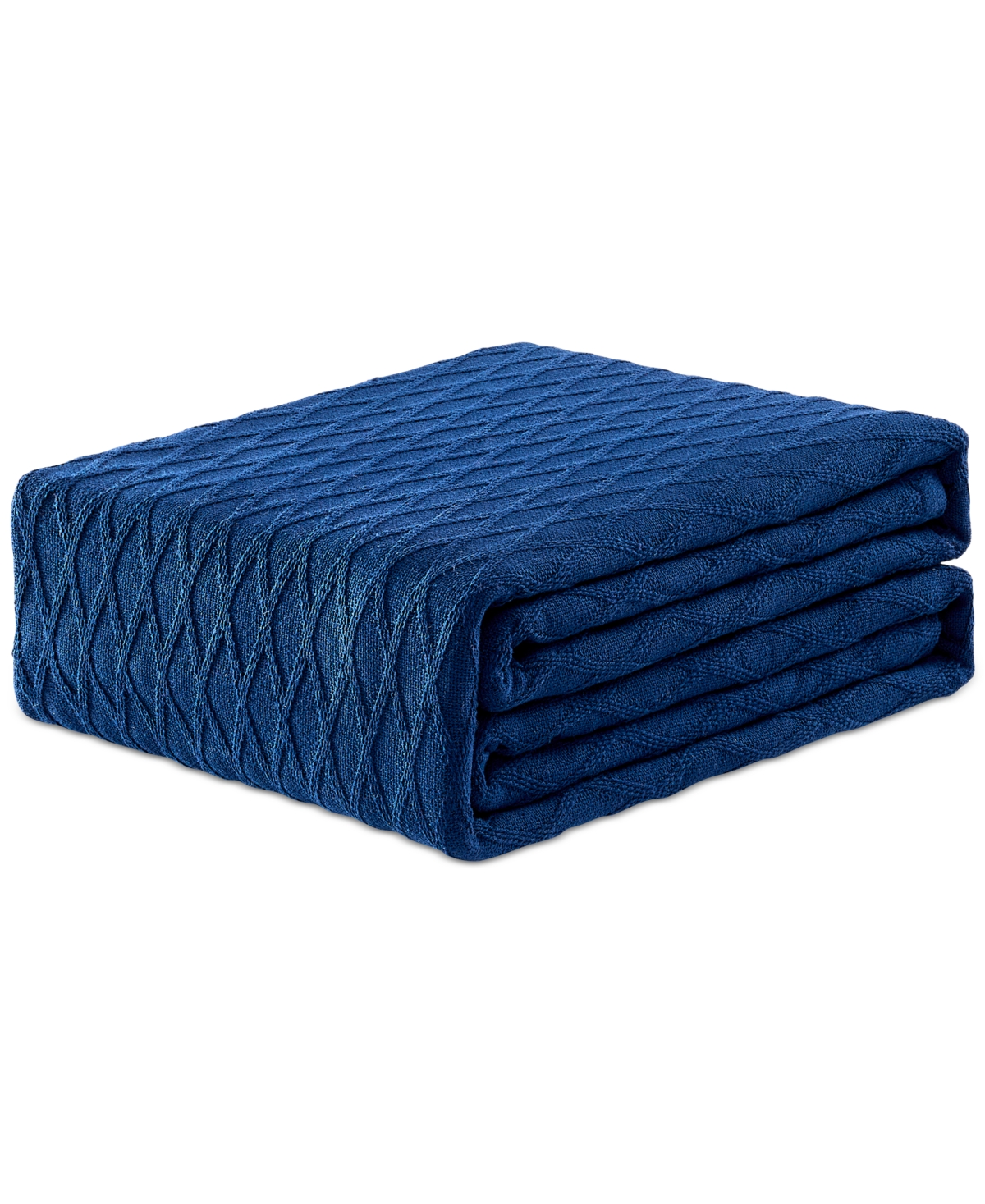 Ralph Lauren Classic Cotton Blanket, King In Blue