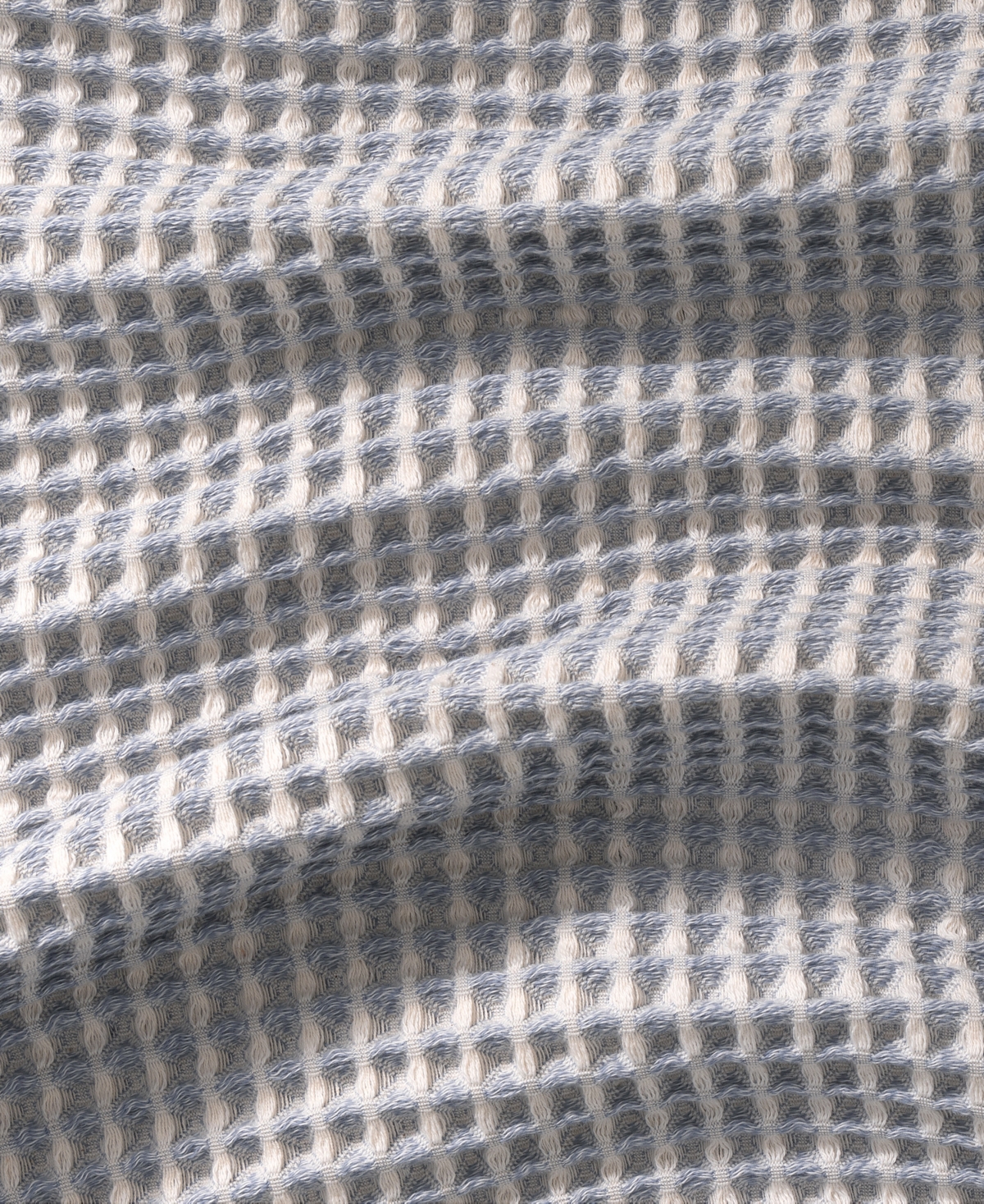 Dkny Pure Yarn Dyed Waffle Cotton Bath And Hand Towel 4-piece Set In Gray