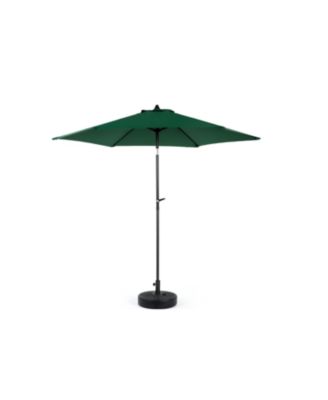 9FT Outdoor Patio Umbrella - Tilt & Crank, Dark Green