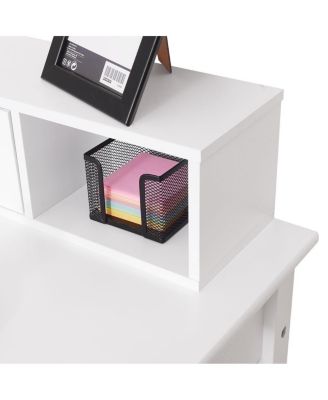 Home Office Writing Mission Computer Desk with 4-Drawer