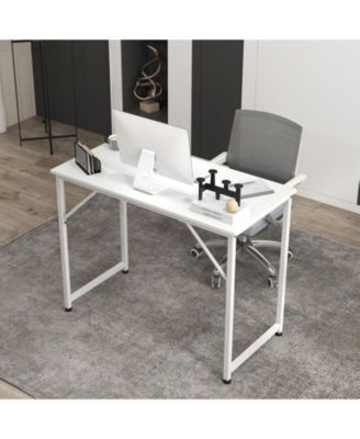 L Shaped Computer Desk and Writing Workstation for Home and Office