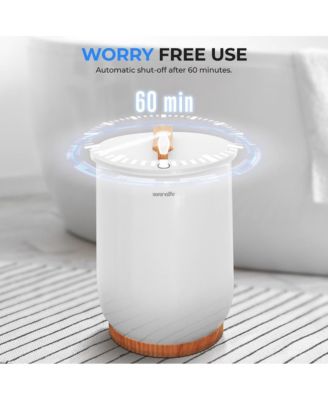 Single Touch Towel & Blanket Warmer (SLTLW100) - White - Holds 2 Large Towels