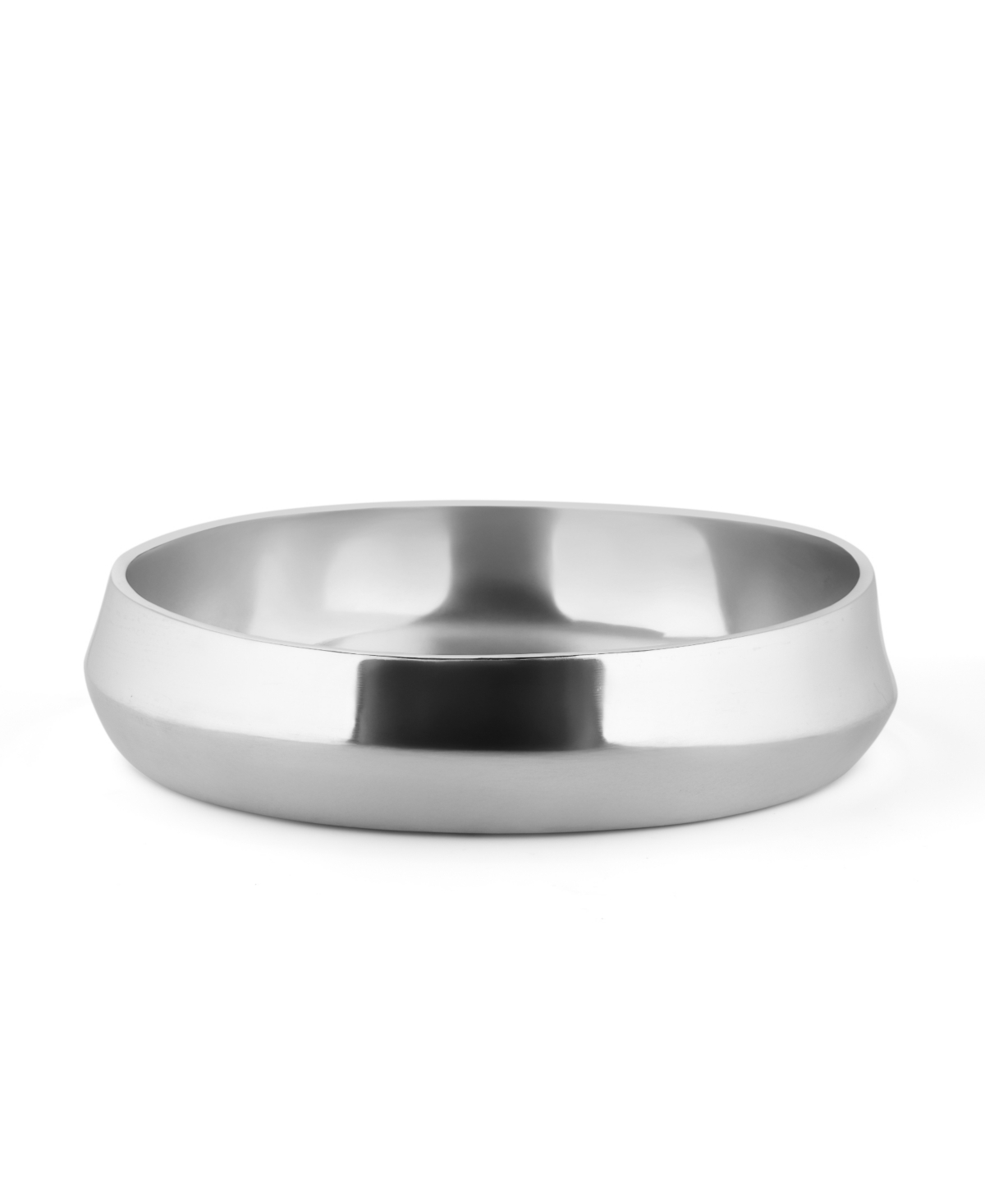 Nambe Symphony Low Bowl In Metallic