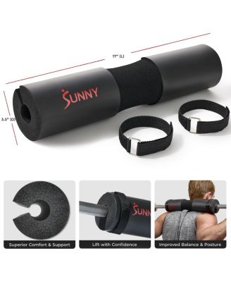 Foam Barbell Pad, Heavy-Duty, High-Density Cushion for Squats, Lunges & Hip Thrusts