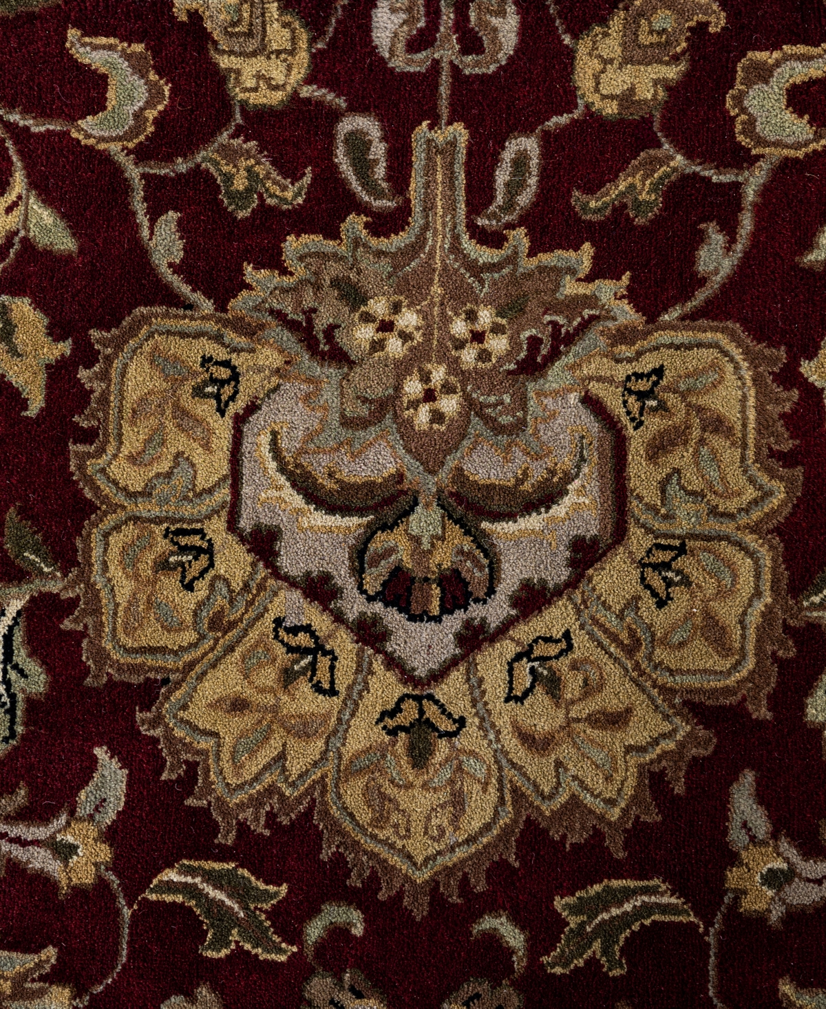 Adorn Hand Woven Rugs Indo Kashan M5354 8'10"x11'10" Area Rug