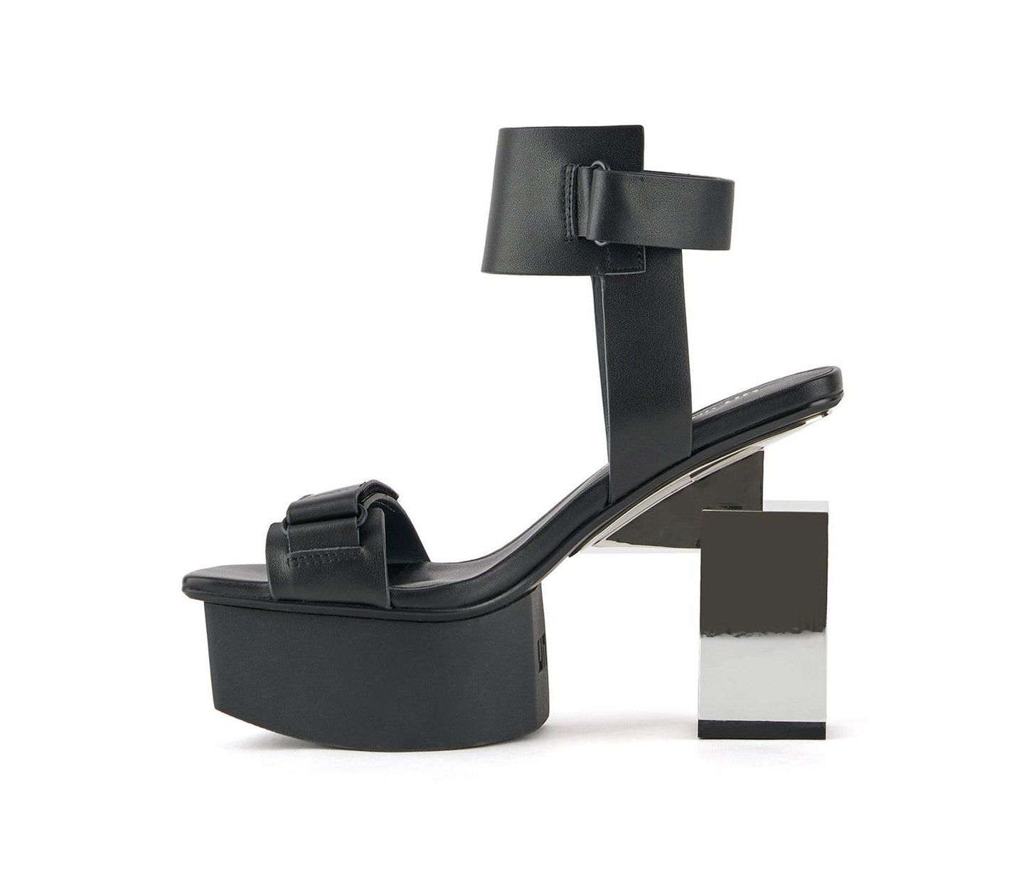 Женские сандалии United Nude Cubist, цвет: Чёрный серебряный — фото 3