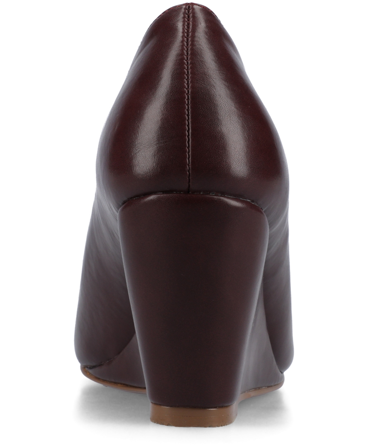 Journee Collection Journee Women's Danika Dress Wedges In Burgundy