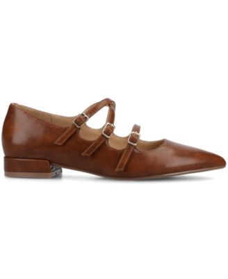 Women's Gretel Strappy Mary Jane Pointed Toe Flats
