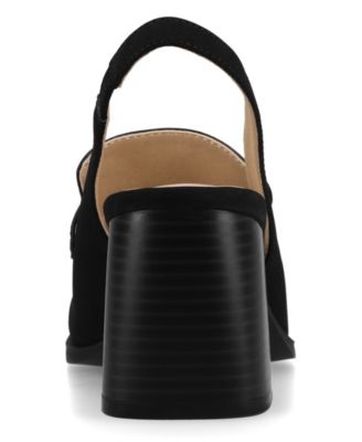 Women's Henrika Block Heel Slingback Tailored Pumps