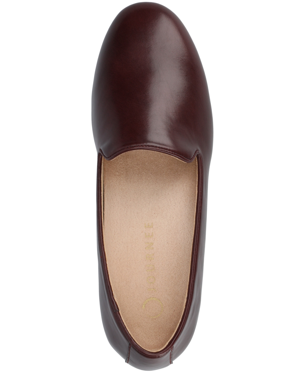 Journee Collection Women's Ishani Ballet Flats In Burgundy