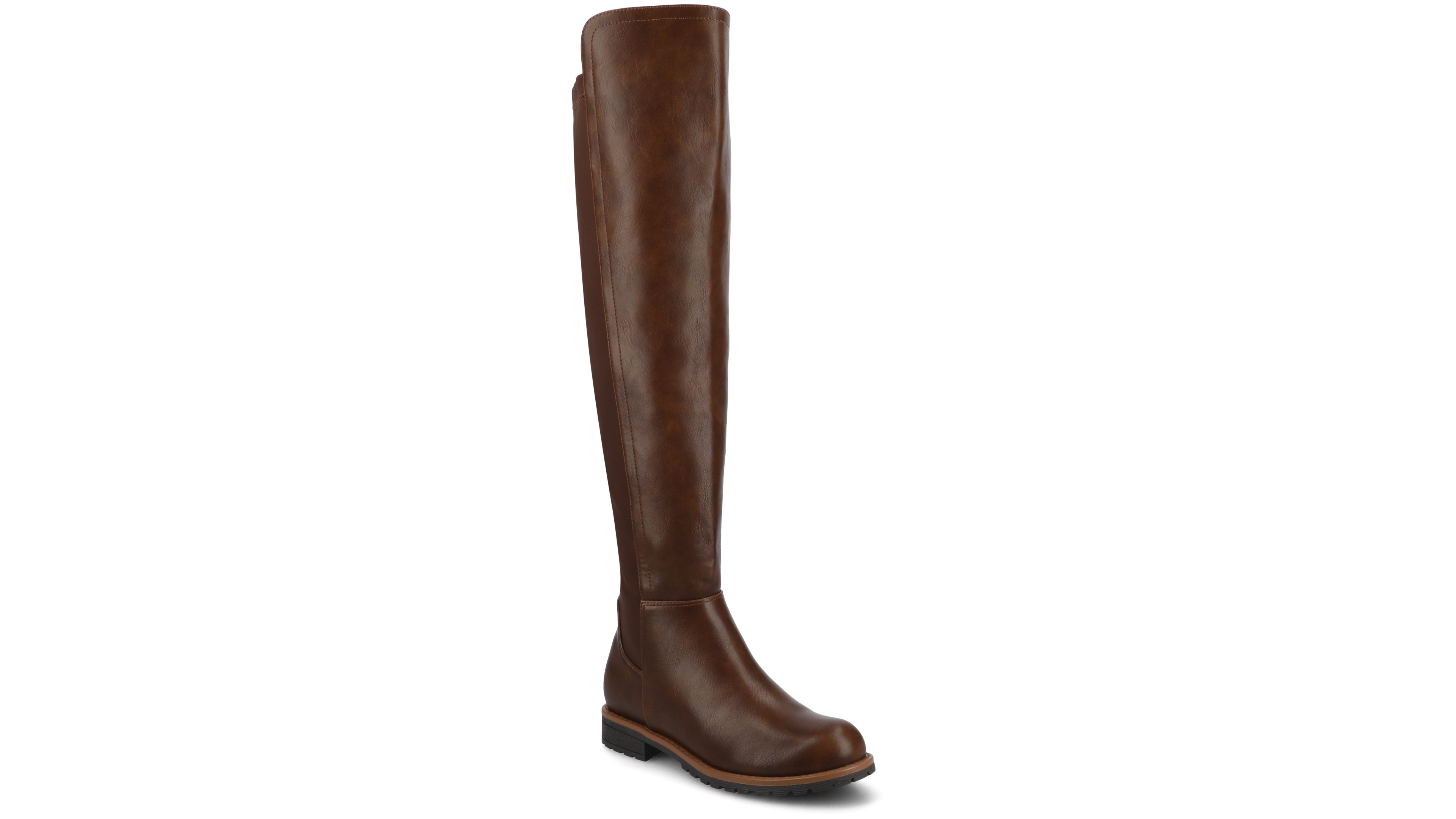 Journee Collection Women's Morrigan Elastic Stretch Round Toe Casual Boots