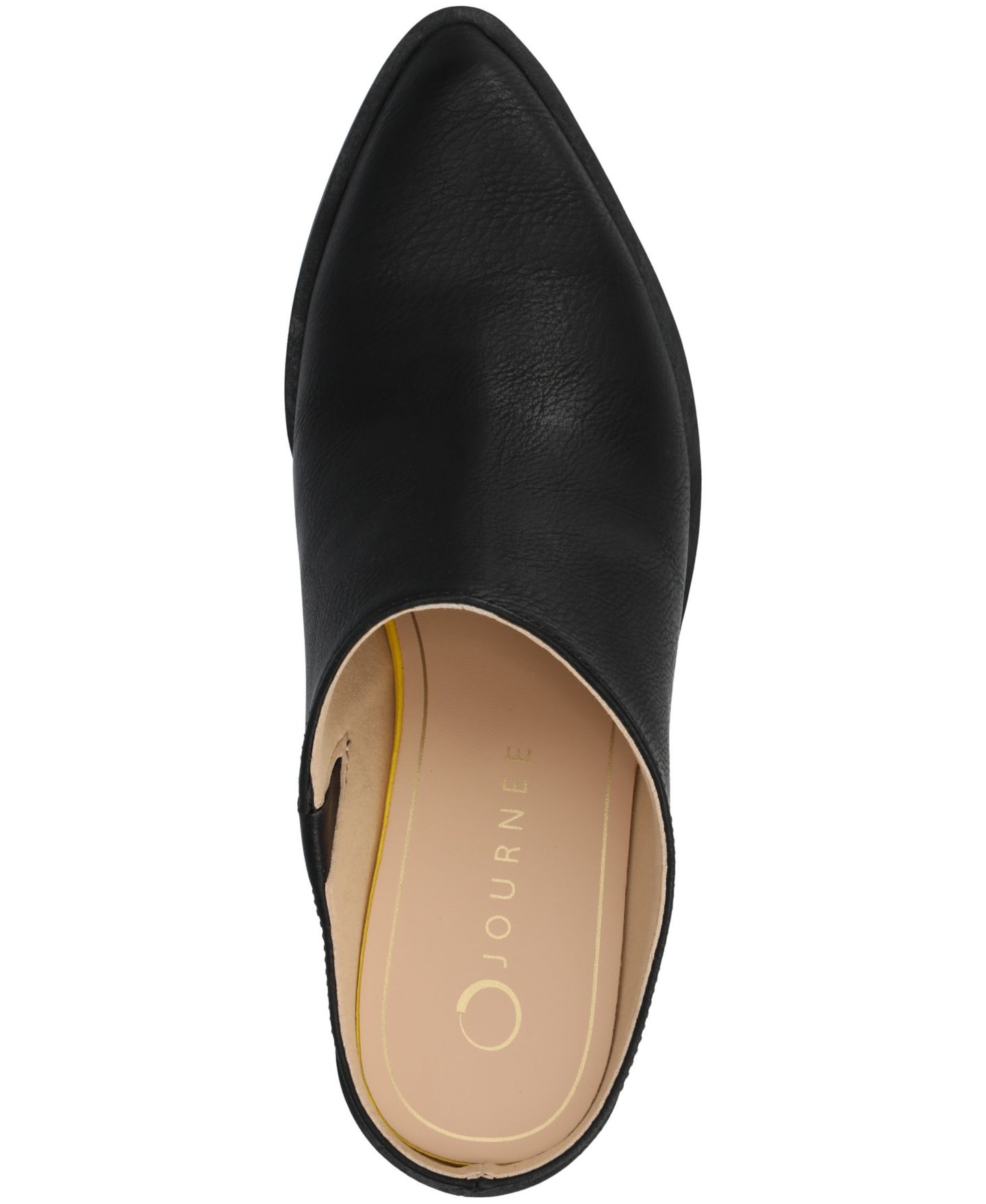 Женские сабо Journee Collection Tomeka Pointed Toe Mules, цвет: Чёрный — фото 5