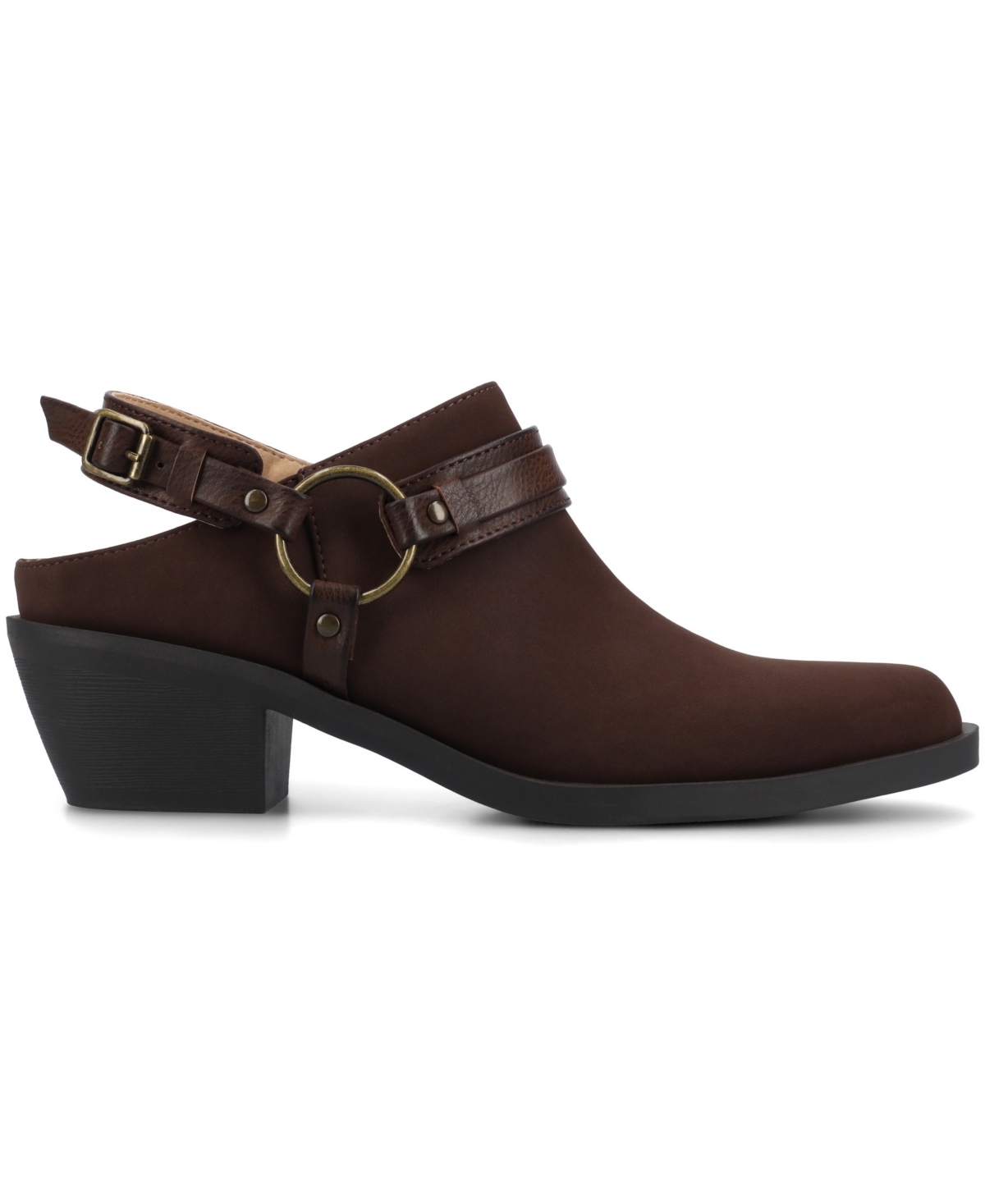 Journee Collection Journee Women's Urbana Casual Strappy Mules In Brown