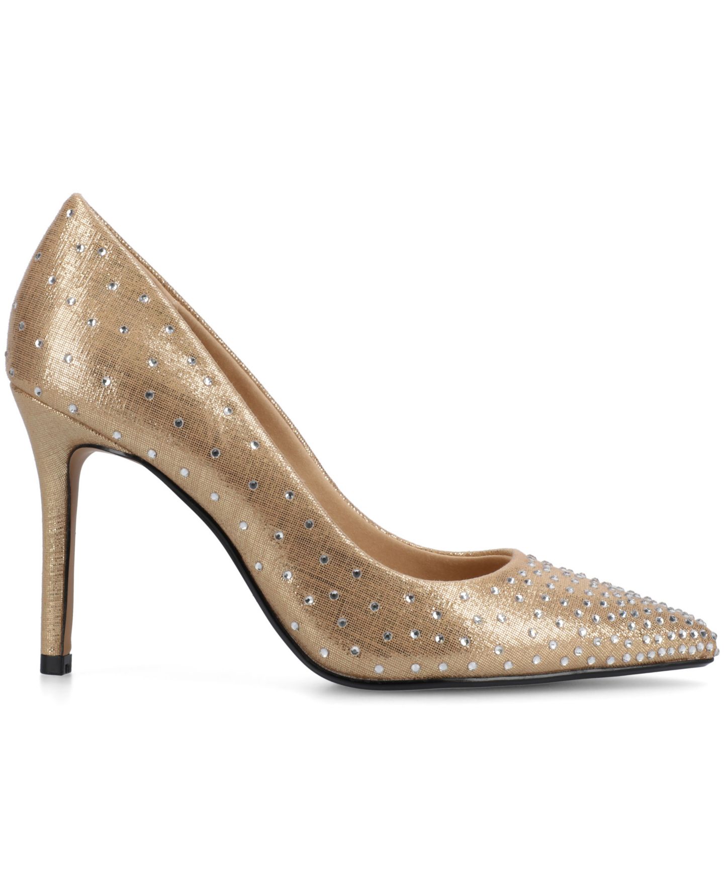Женские туфли Journee Collection Venus Pointed Toe Stiletto Pumps, цвет: Золотой — фото 2