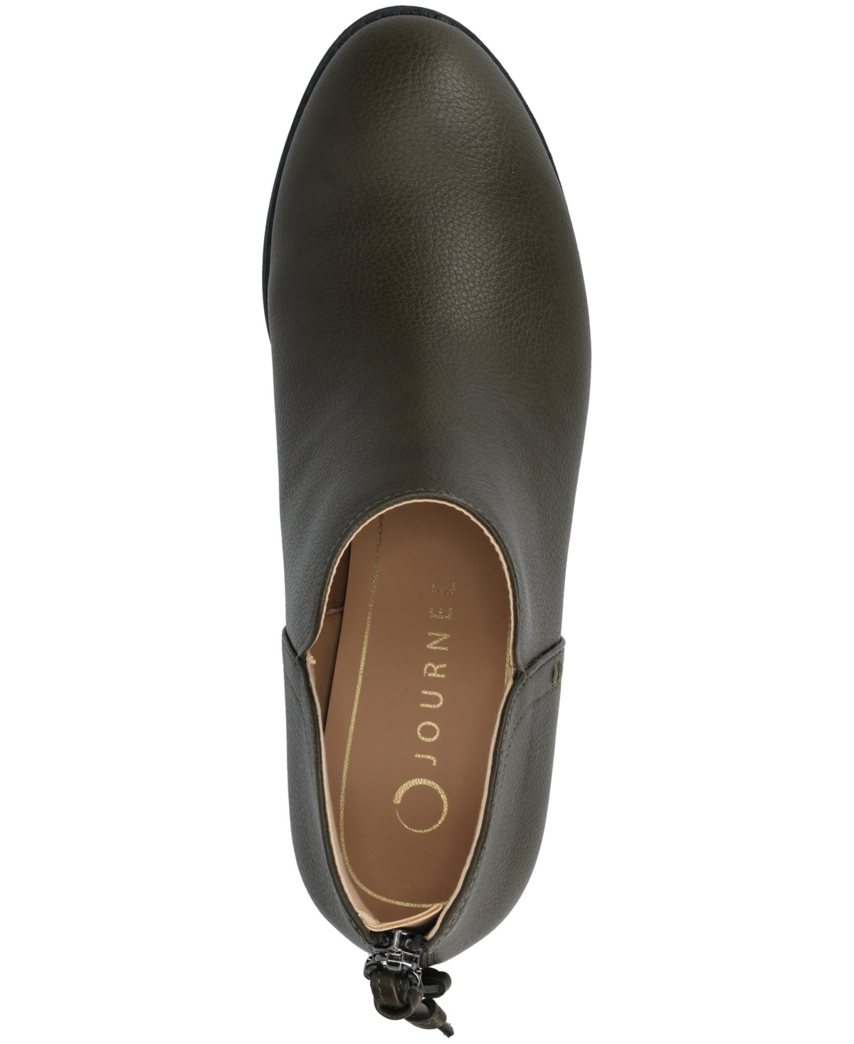 Journee Collection Women's Livvy Side Split Ankle Booties In Brown