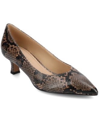 Women's Pammie Pointed Toe Kitten Heel Pumps