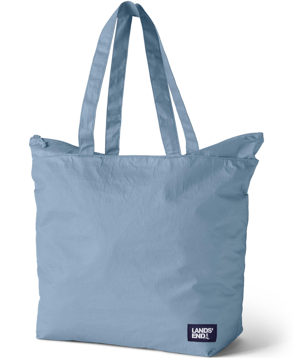 Packable Beach Tote - Pale slate blue